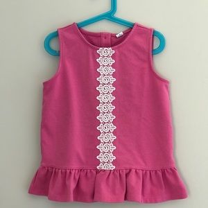 JANIE AND JACK - cotton peplum top